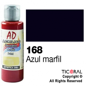 ACRIL.DECOR.AD 168 AZUL NAVAL 60ML X 6 UNIDADES